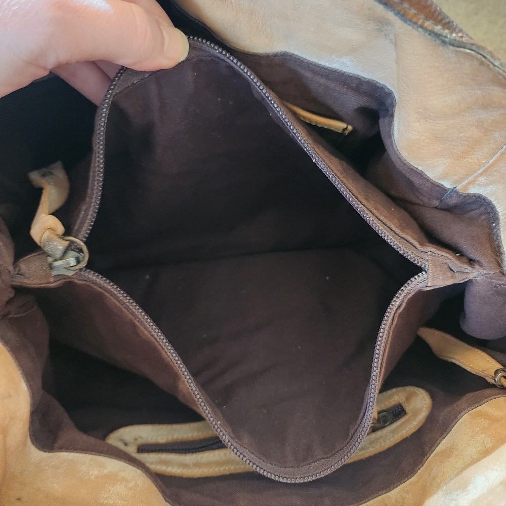 Bed Stu Brown Leather Bag - Picture 6 of 12